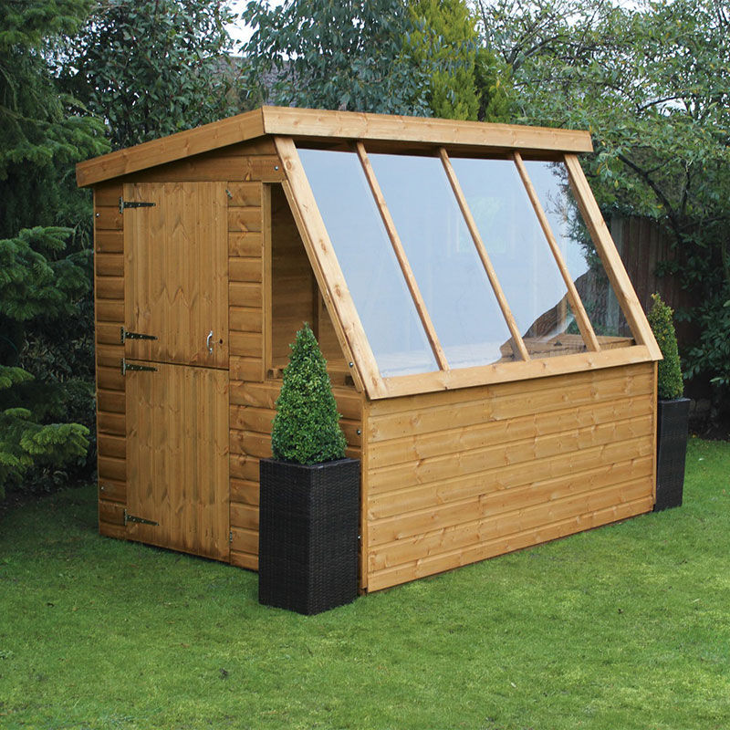10' x 8' Traditional Shiplap Wooden Potting Garden Shed with 8' Gable (3.05m x 2.43m) online kaufen