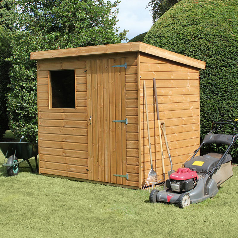 10' x 8' Traditional Standard Shiplap Pent Wooden Garden Shed (3.05m x 2.44m) online kaufen