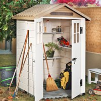 4' x 4' Shire Tuscany Evo 120 Plastic Garden Storage Shed (1.22m x 1.22m) online kaufen