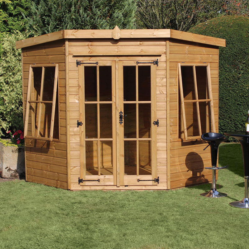 6' x 6' Traditional Stowe Corner Wooden Summer House online kaufen 6' x 6' Traditional Stowe Corner Wooden Summer House online kaufen