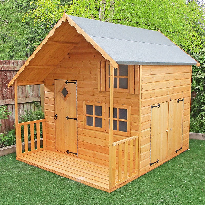 7' x 8' Shire Crib Kids Wooden Playhouse (2.09m x 2.46m) online kaufen 7' x 8' Shire Crib Kids Wooden Playhouse (2.09m x 2.46m) online kaufen