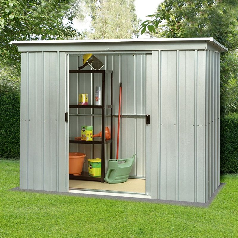 8' x 4' Yardmaster Pent Metal Shed (2.38m x 1.19m) online kaufen