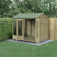 8' x 6' Forest 4Life 25yr Guarantee Double Door Reverse Apex Summer House (2.42m x 1.99m) online kaufen