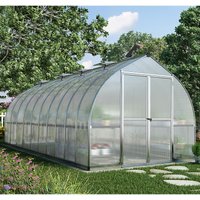 8'x20' Palram Canopia Bella Large Walk In Silver Aluminium Framed Greenhouse (2.4x6m) online kaufen 8'x20' Palram Canopia Bella Large Walk In Silver Aluminium Framed Greenhouse (2.4x6m) online kaufen