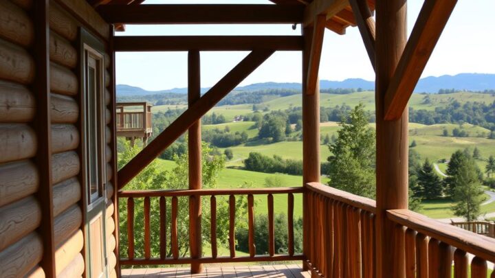 How to build a wooden porch