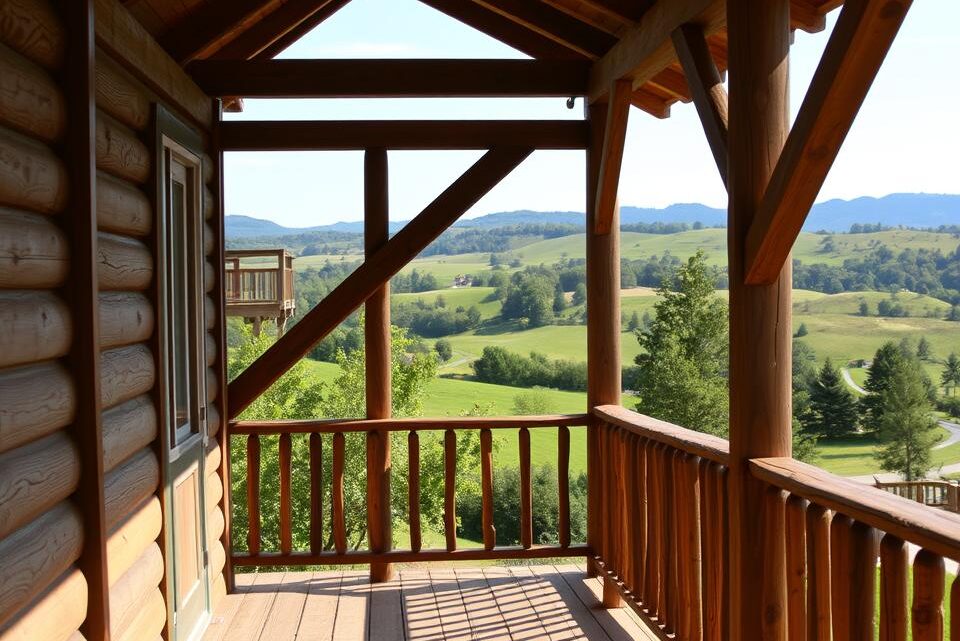 How to build a wooden porch