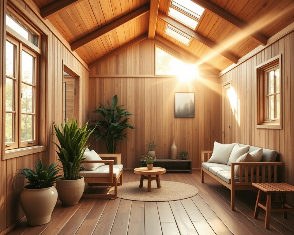 Natural light in wooden homes