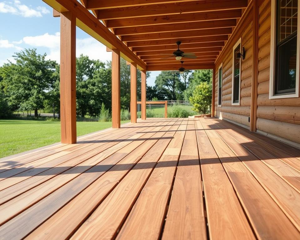 Porch decking installation techniques