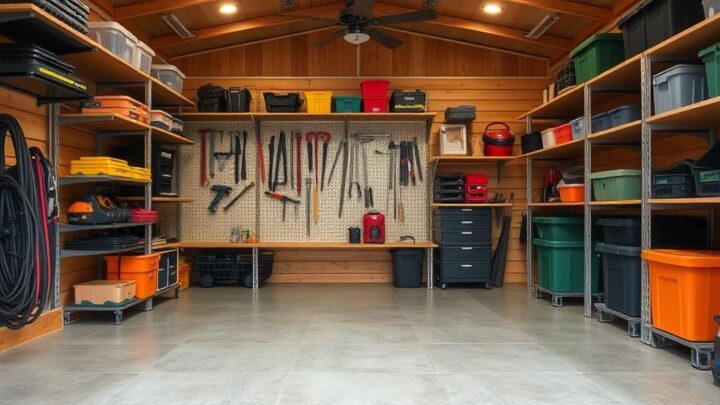 Optimise Your Shed: Best Flooring & Storage Options