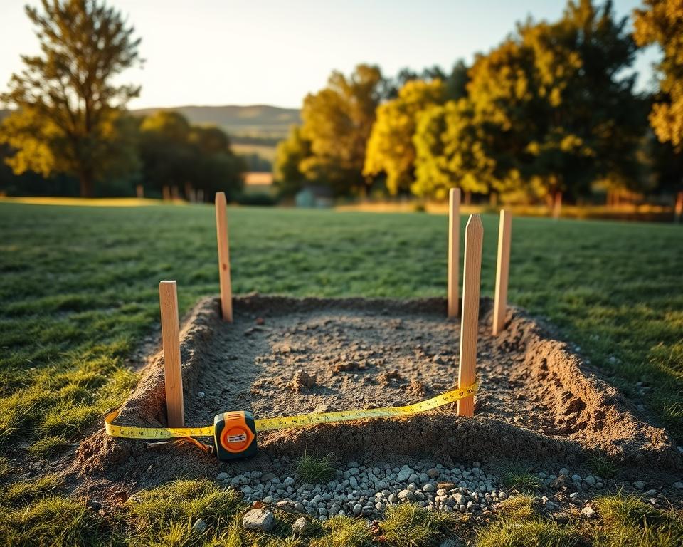 Site Preparation and Marking Out the Footprint