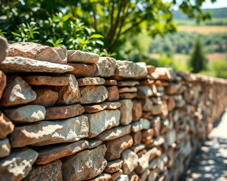 best stone for garden wall