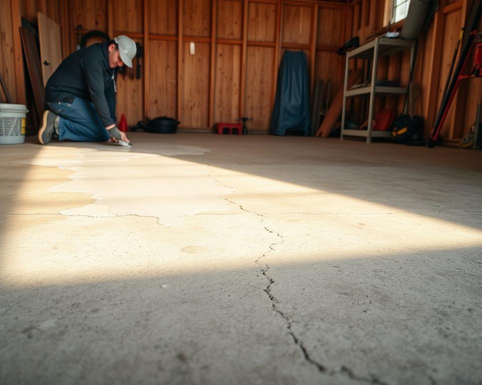 concrete shed floor repair