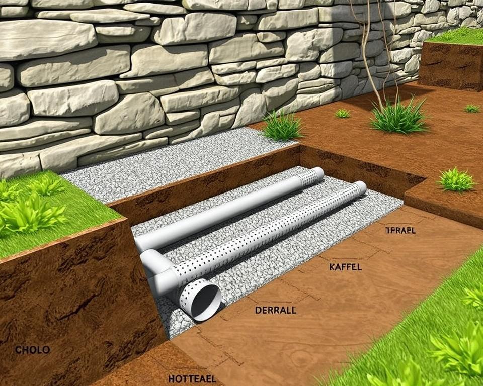 drainage for stone walls