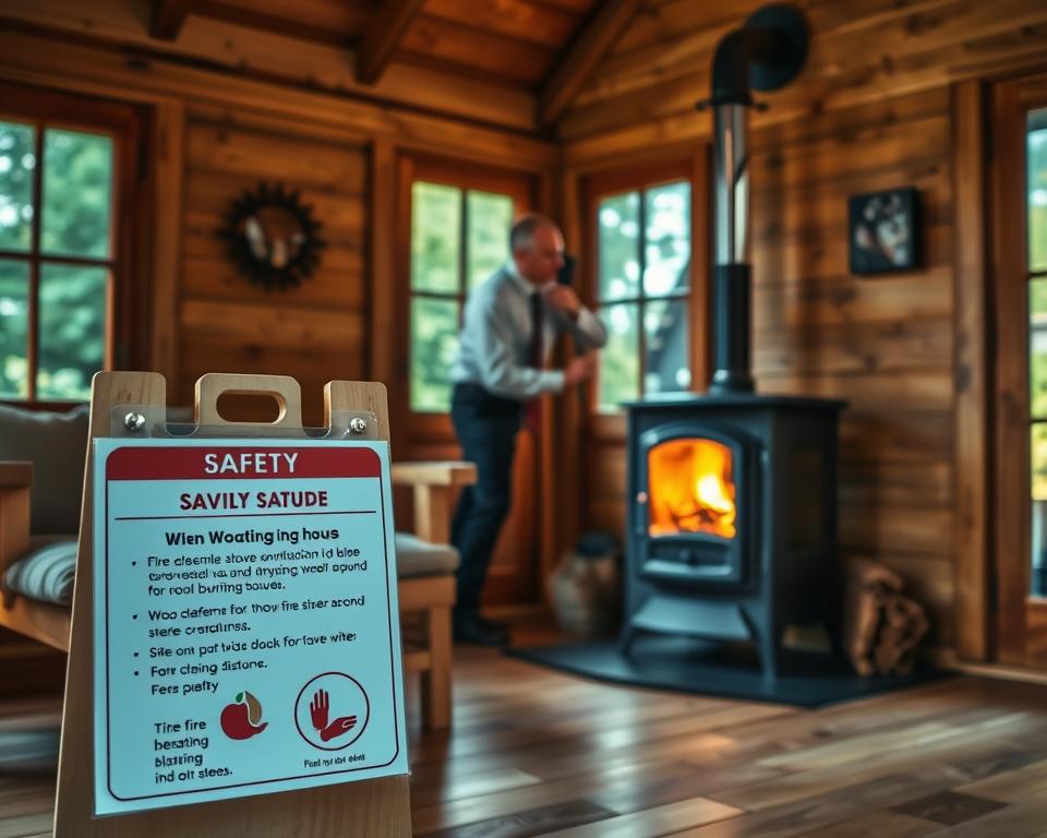 Wooden Gardenhouse Heating Safety